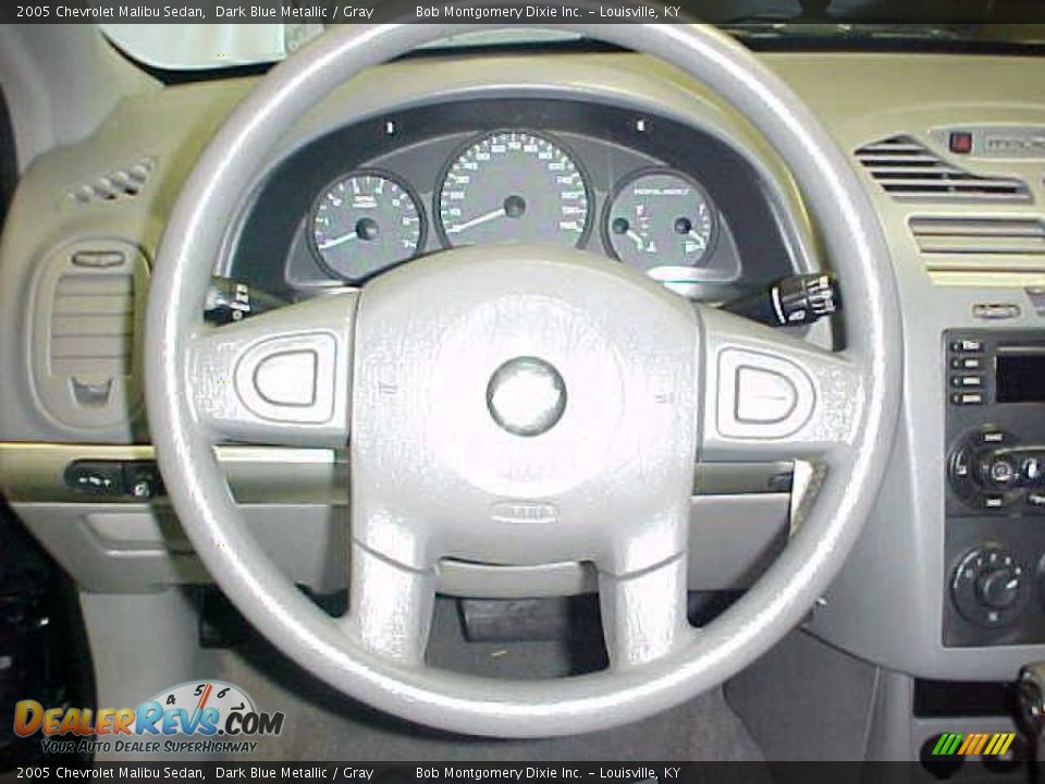 2005 Chevrolet Malibu Sedan Dark Blue Metallic / Gray Photo #14