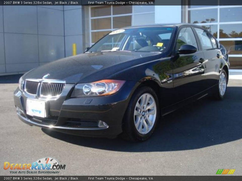 2007 BMW 3 Series 328xi Sedan Jet Black / Black Photo #1