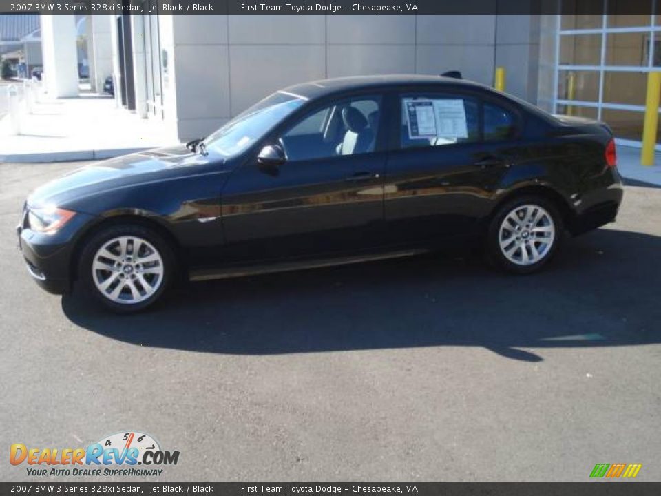 2007 BMW 3 Series 328xi Sedan Jet Black / Black Photo #2