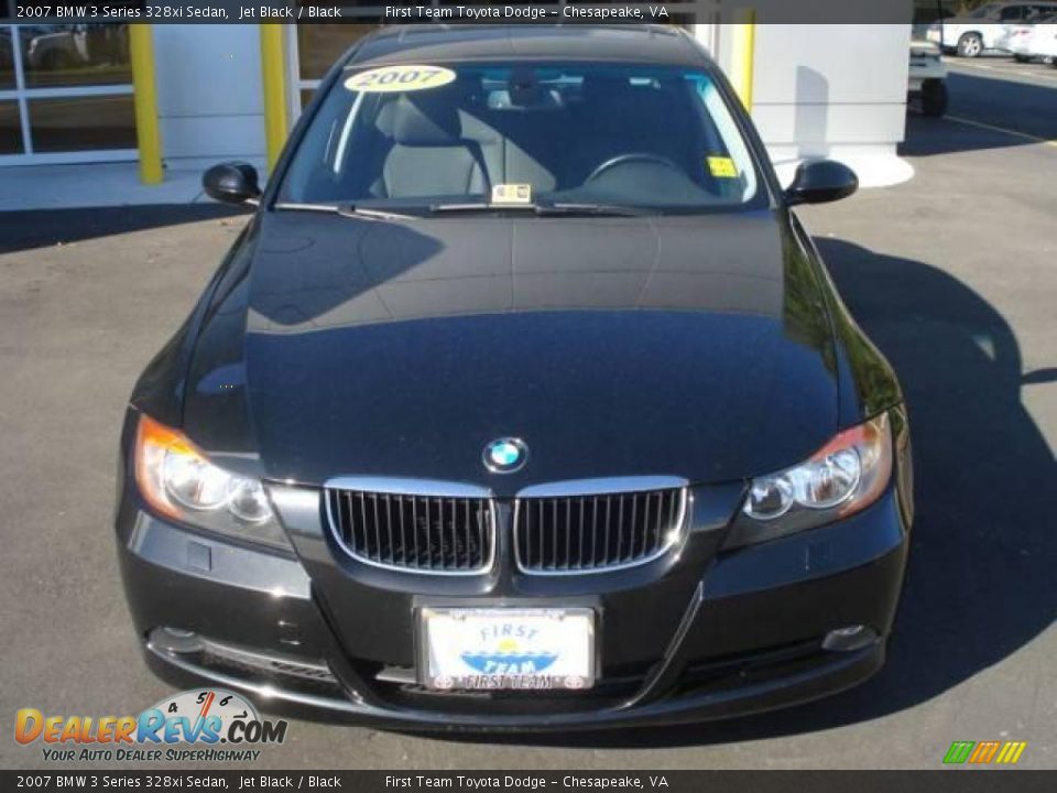 2007 BMW 3 Series 328xi Sedan Jet Black / Black Photo #7