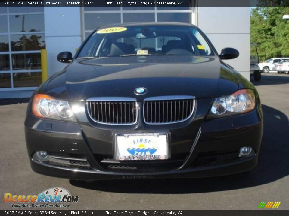 2007 BMW 3 Series 328xi Sedan Jet Black / Black Photo #8