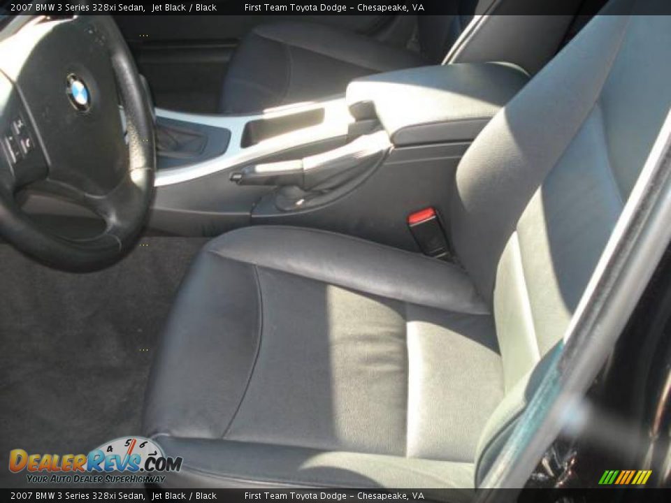 2007 BMW 3 Series 328xi Sedan Jet Black / Black Photo #9