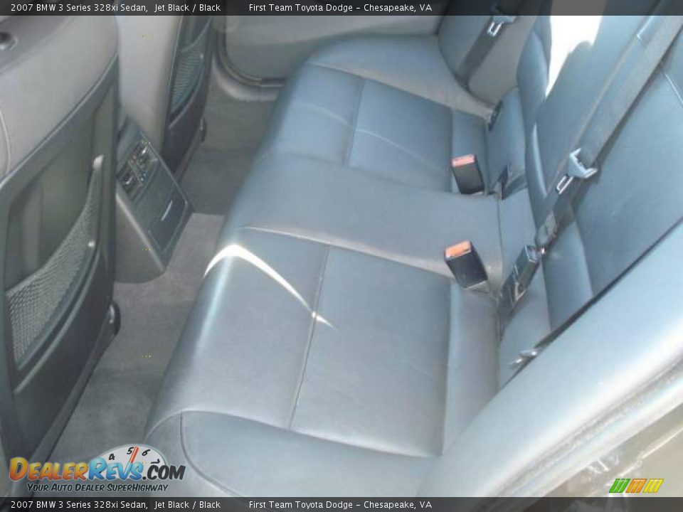 2007 BMW 3 Series 328xi Sedan Jet Black / Black Photo #10