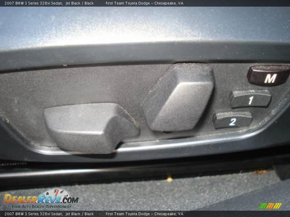 2007 BMW 3 Series 328xi Sedan Jet Black / Black Photo #13