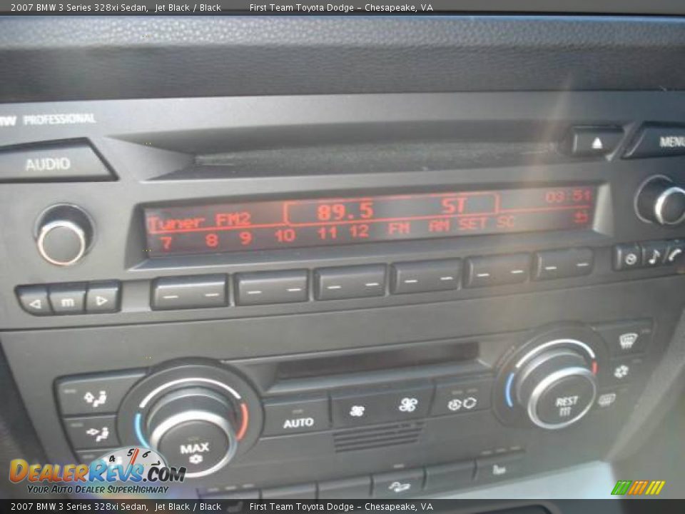 2007 BMW 3 Series 328xi Sedan Jet Black / Black Photo #14