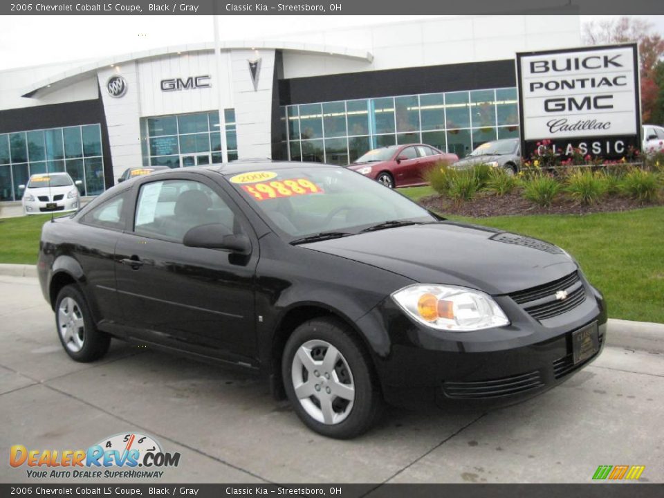 2006 Chevrolet Cobalt LS Coupe Black / Gray Photo #1