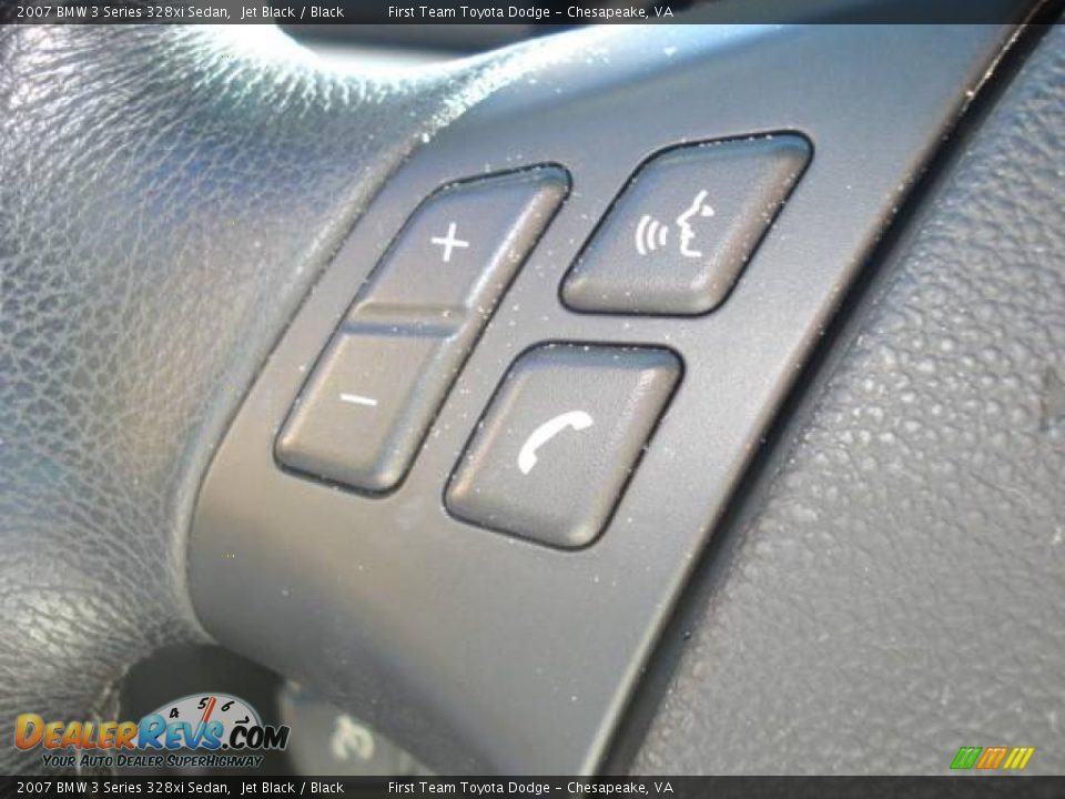 2007 BMW 3 Series 328xi Sedan Jet Black / Black Photo #16