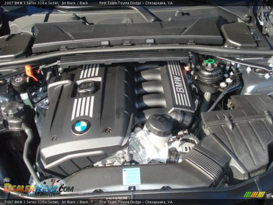 2007 BMW 3 Series 328xi Sedan Jet Black / Black Photo #21
