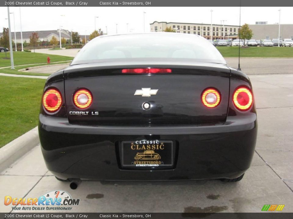 2006 Chevrolet Cobalt LS Coupe Black / Gray Photo #9