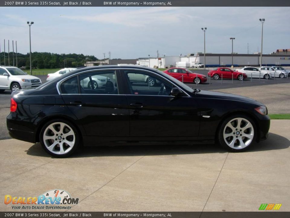 2007 BMW 3 Series 335i Sedan Jet Black / Black Photo #5