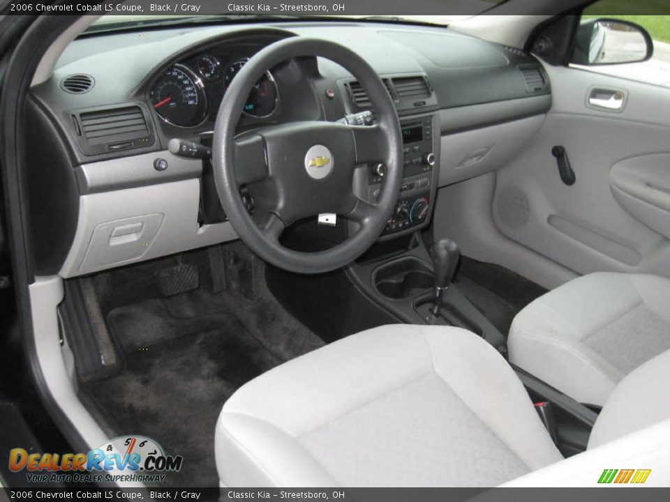 2006 Chevrolet Cobalt LS Coupe Black / Gray Photo #15