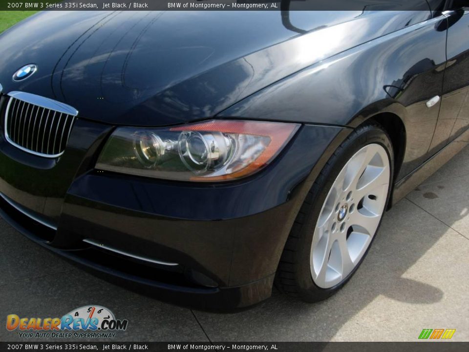 2007 BMW 3 Series 335i Sedan Jet Black / Black Photo #8