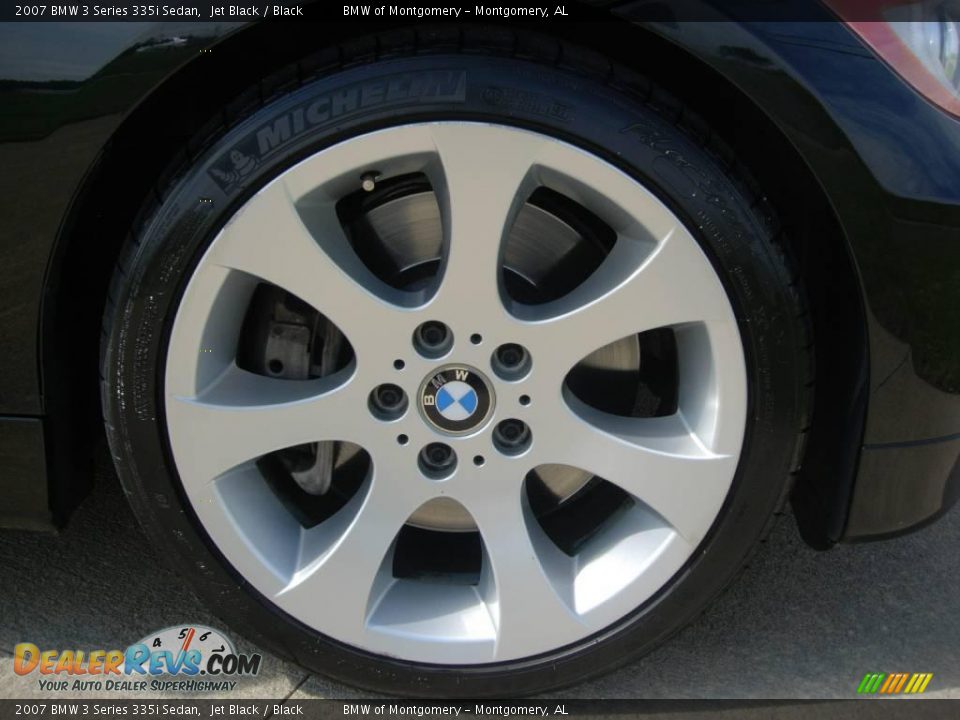 2007 BMW 3 Series 335i Sedan Jet Black / Black Photo #13