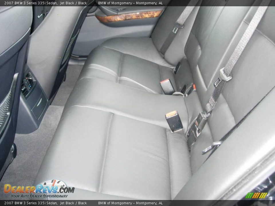 2007 BMW 3 Series 335i Sedan Jet Black / Black Photo #17