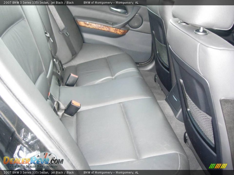 2007 BMW 3 Series 335i Sedan Jet Black / Black Photo #18