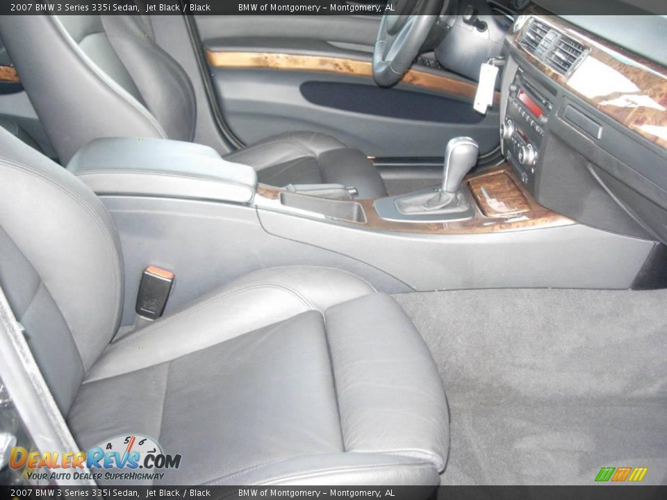 2007 BMW 3 Series 335i Sedan Jet Black / Black Photo #19