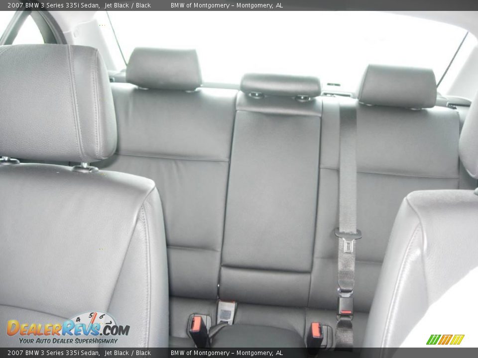2007 BMW 3 Series 335i Sedan Jet Black / Black Photo #21