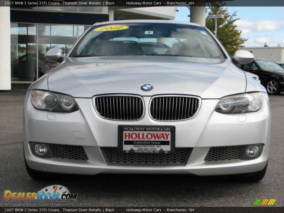 2007 BMW 3 Series 335i Coupe Titanium Silver Metallic / Black Photo #2