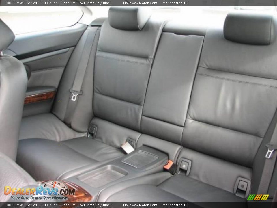 2007 BMW 3 Series 335i Coupe Titanium Silver Metallic / Black Photo #6