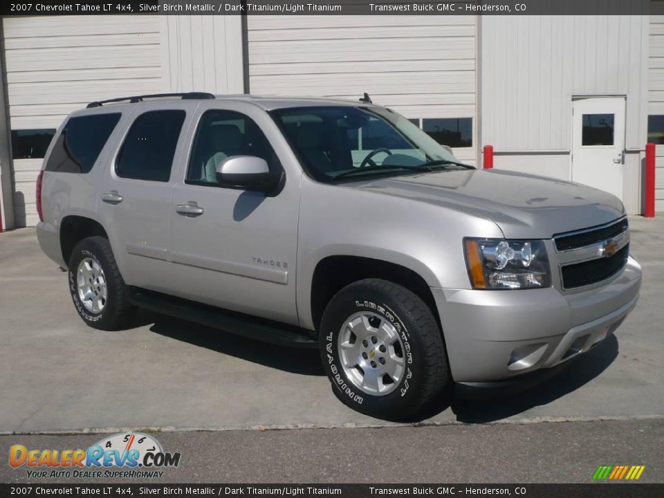 2007 Chevrolet Tahoe LT 4x4 Silver Birch Metallic / Dark Titanium/Light Titanium Photo #1