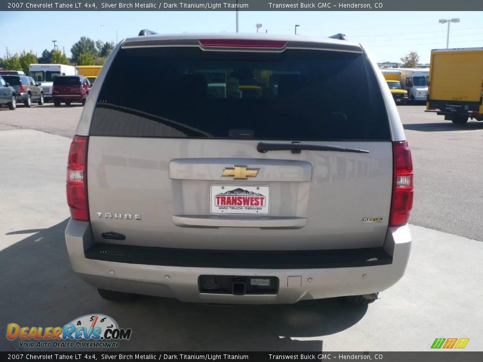 2007 Chevrolet Tahoe LT 4x4 Silver Birch Metallic / Dark Titanium/Light Titanium Photo #5