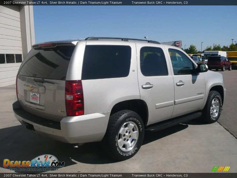 2007 Chevrolet Tahoe LT 4x4 Silver Birch Metallic / Dark Titanium/Light Titanium Photo #6