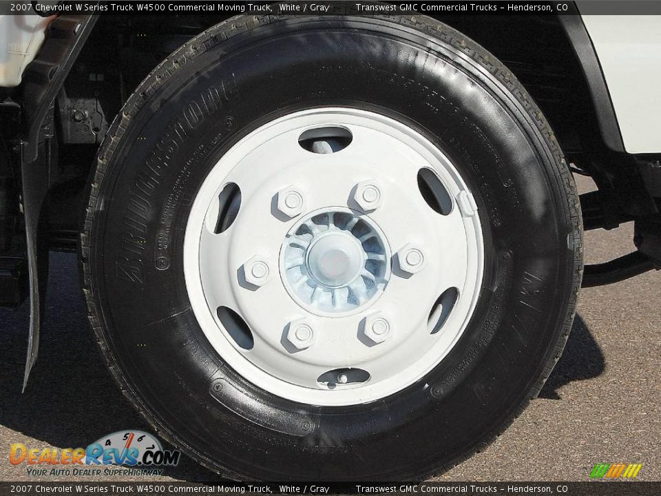2007 Chevrolet W Series Truck W4500 Commercial Moving Truck White / Gray Photo #15