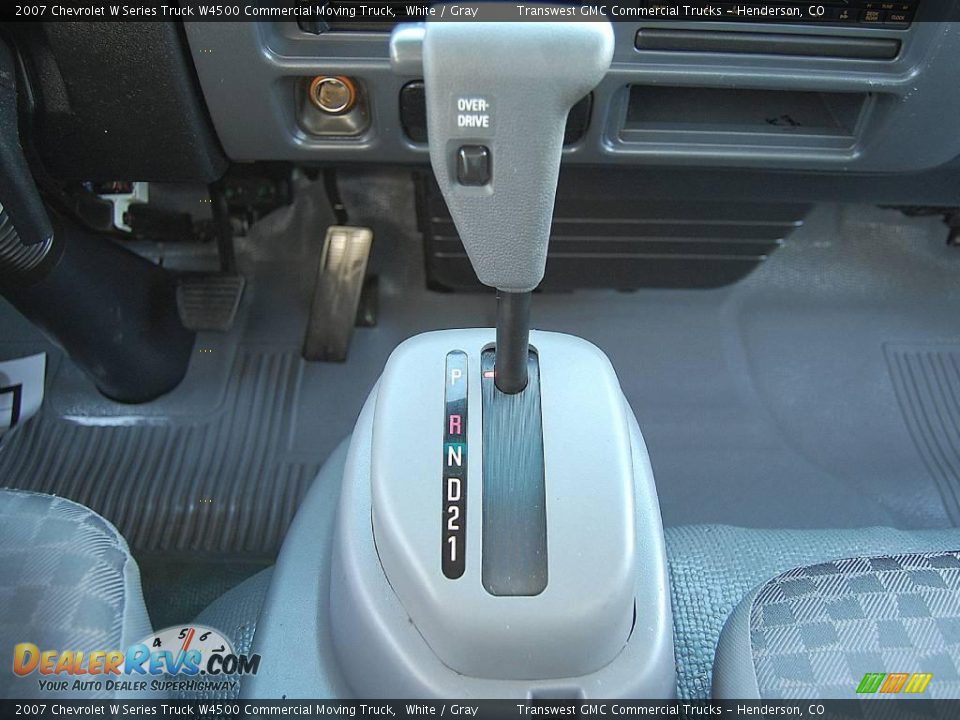2007 Chevrolet W Series Truck W4500 Commercial Moving Truck White / Gray Photo #24