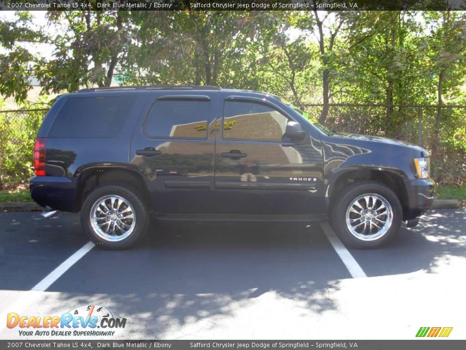 2007 Chevrolet Tahoe LS 4x4 Dark Blue Metallic / Ebony Photo #6