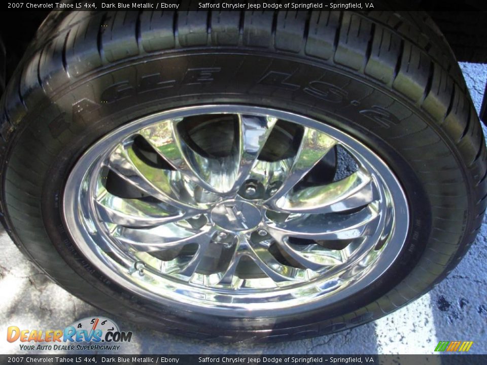 2007 Chevrolet Tahoe LS 4x4 Dark Blue Metallic / Ebony Photo #12