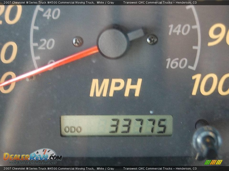 2007 Chevrolet W Series Truck W4500 Commercial Moving Truck White / Gray Photo #35