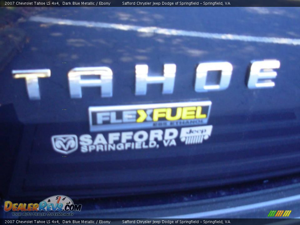 2007 Chevrolet Tahoe LS 4x4 Dark Blue Metallic / Ebony Photo #15