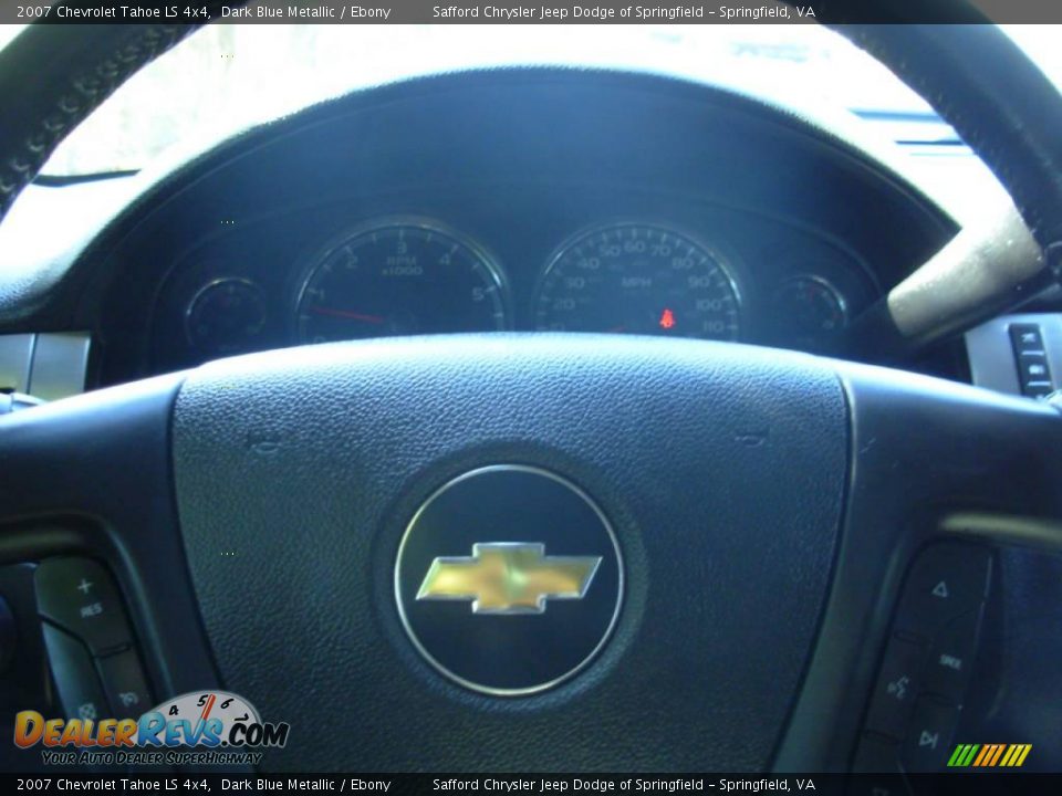 2007 Chevrolet Tahoe LS 4x4 Dark Blue Metallic / Ebony Photo #16