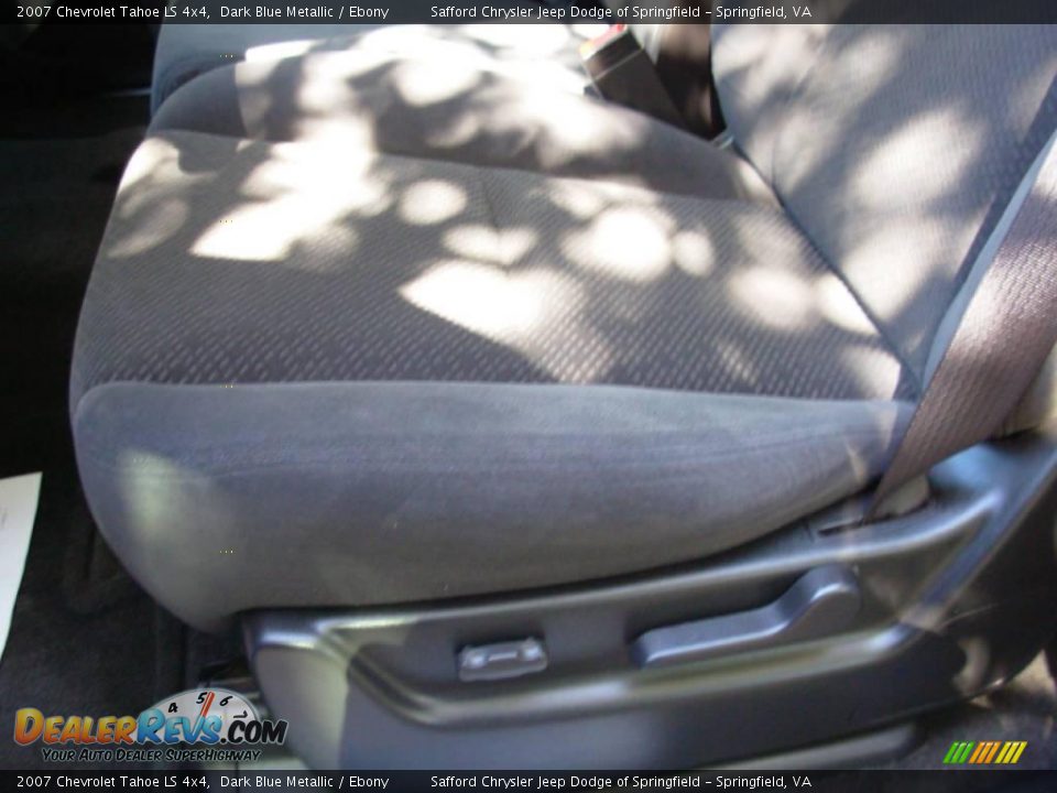 2007 Chevrolet Tahoe LS 4x4 Dark Blue Metallic / Ebony Photo #21