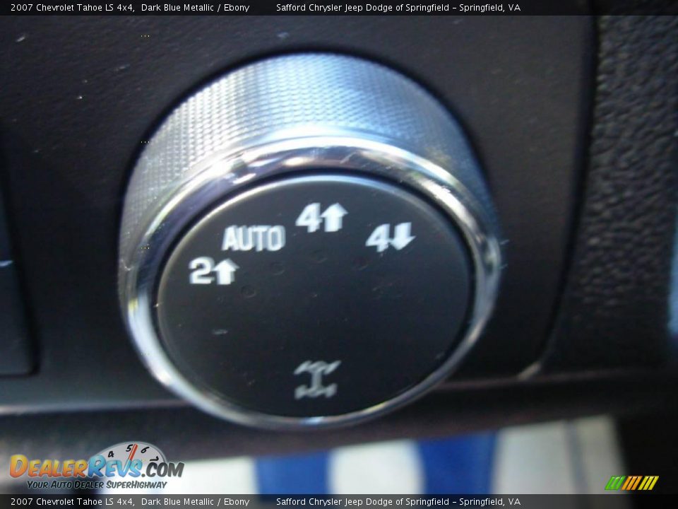 2007 Chevrolet Tahoe LS 4x4 Dark Blue Metallic / Ebony Photo #26