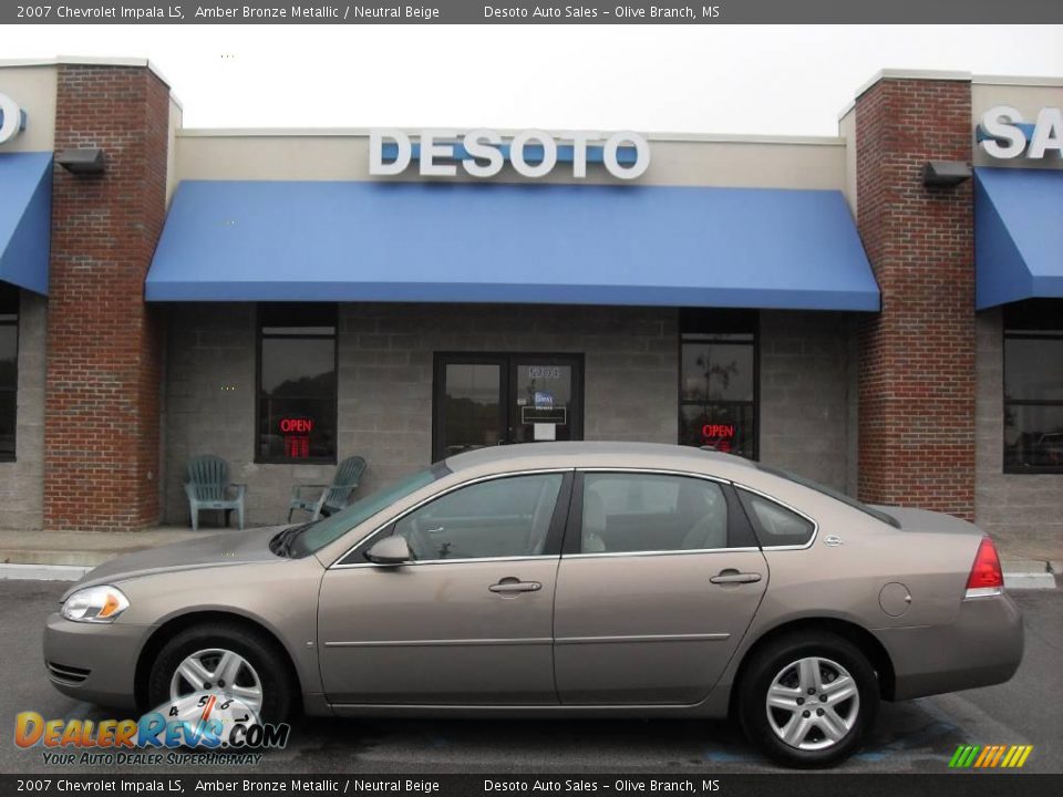 2007 Chevrolet Impala LS Amber Bronze Metallic / Neutral Beige Photo #1