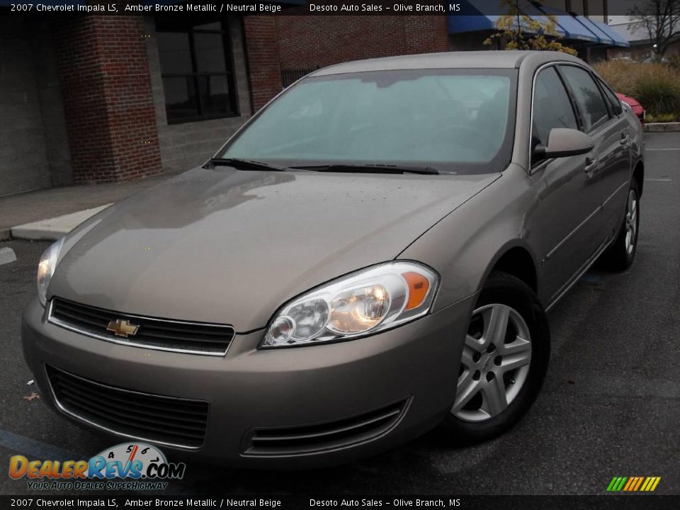 2007 Chevrolet Impala LS Amber Bronze Metallic / Neutral Beige Photo #2