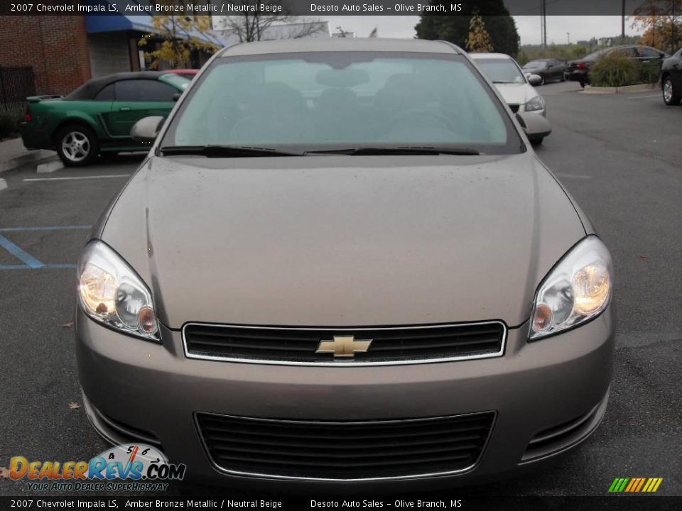 2007 Chevrolet Impala LS Amber Bronze Metallic / Neutral Beige Photo #3