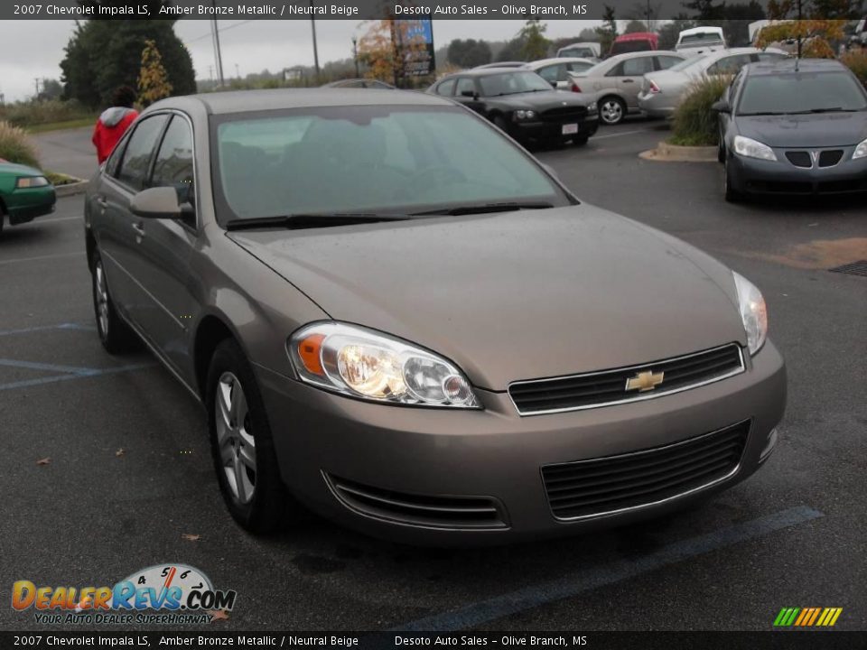 2007 Chevrolet Impala LS Amber Bronze Metallic / Neutral Beige Photo #4