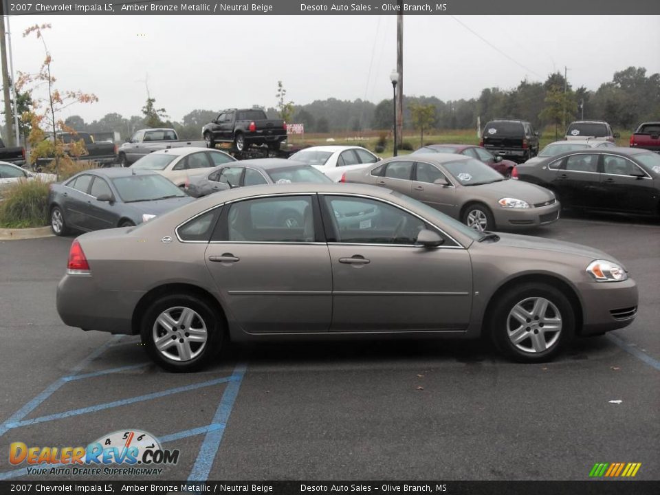 2007 Chevrolet Impala LS Amber Bronze Metallic / Neutral Beige Photo #5