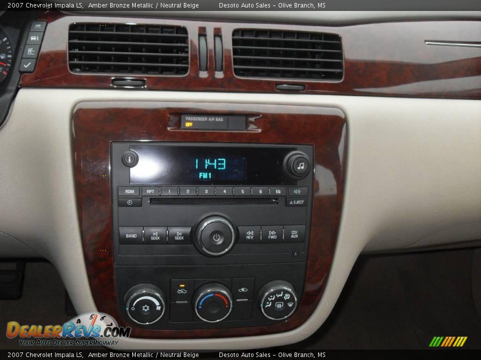 2007 Chevrolet Impala LS Amber Bronze Metallic / Neutral Beige Photo #11