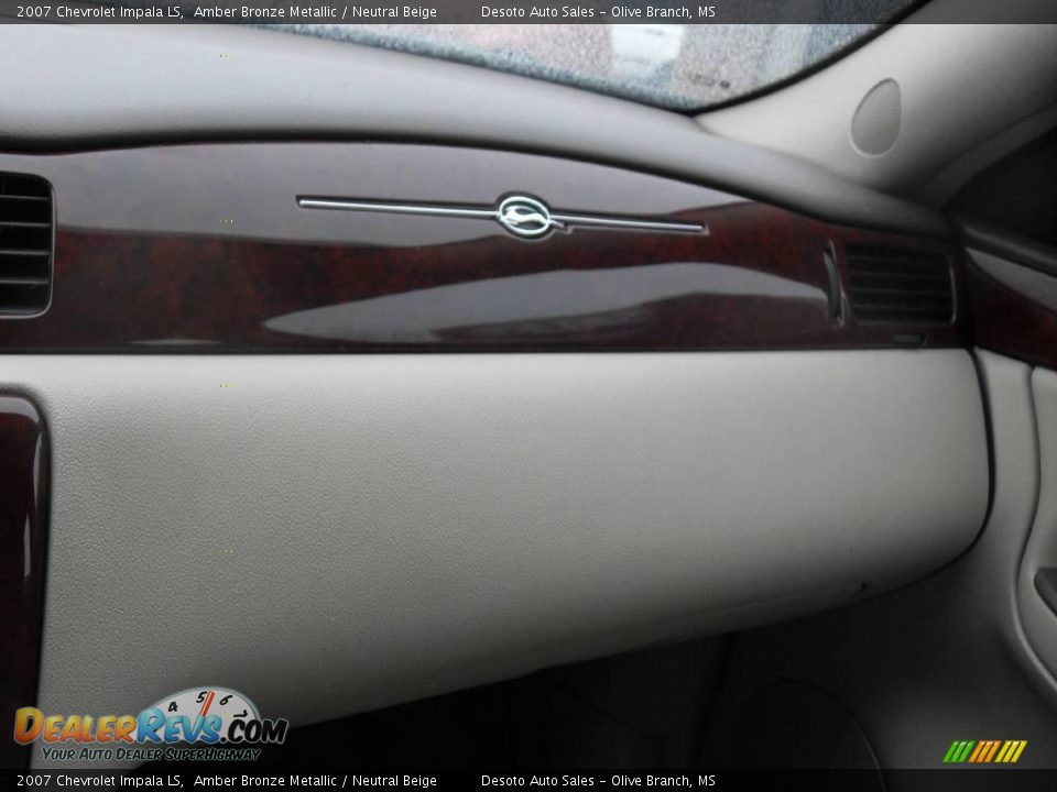 2007 Chevrolet Impala LS Amber Bronze Metallic / Neutral Beige Photo #12