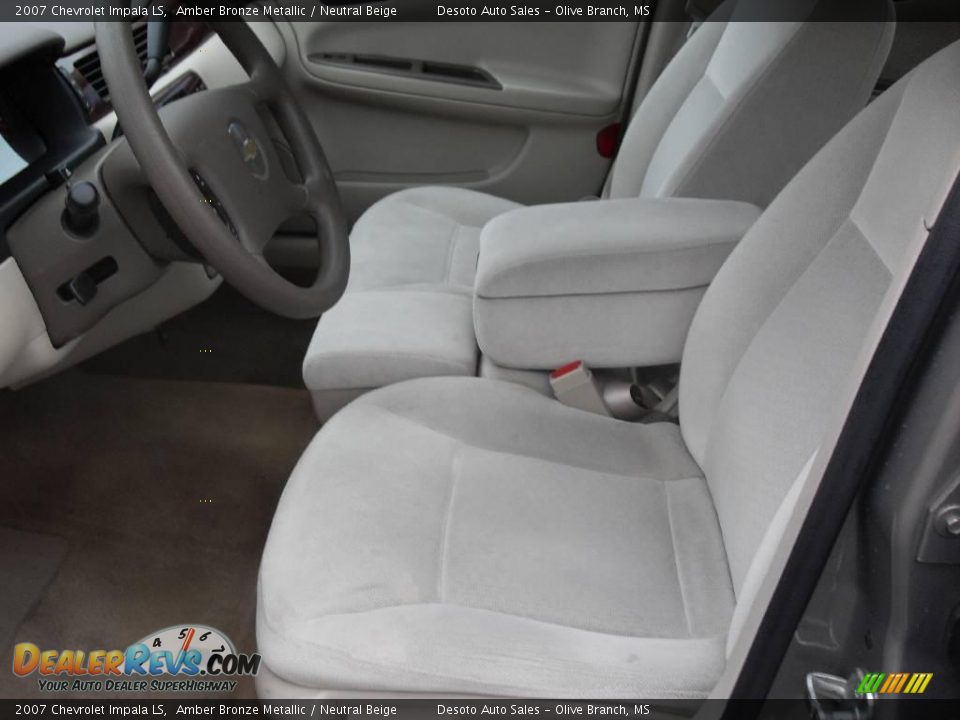 2007 Chevrolet Impala LS Amber Bronze Metallic / Neutral Beige Photo #14