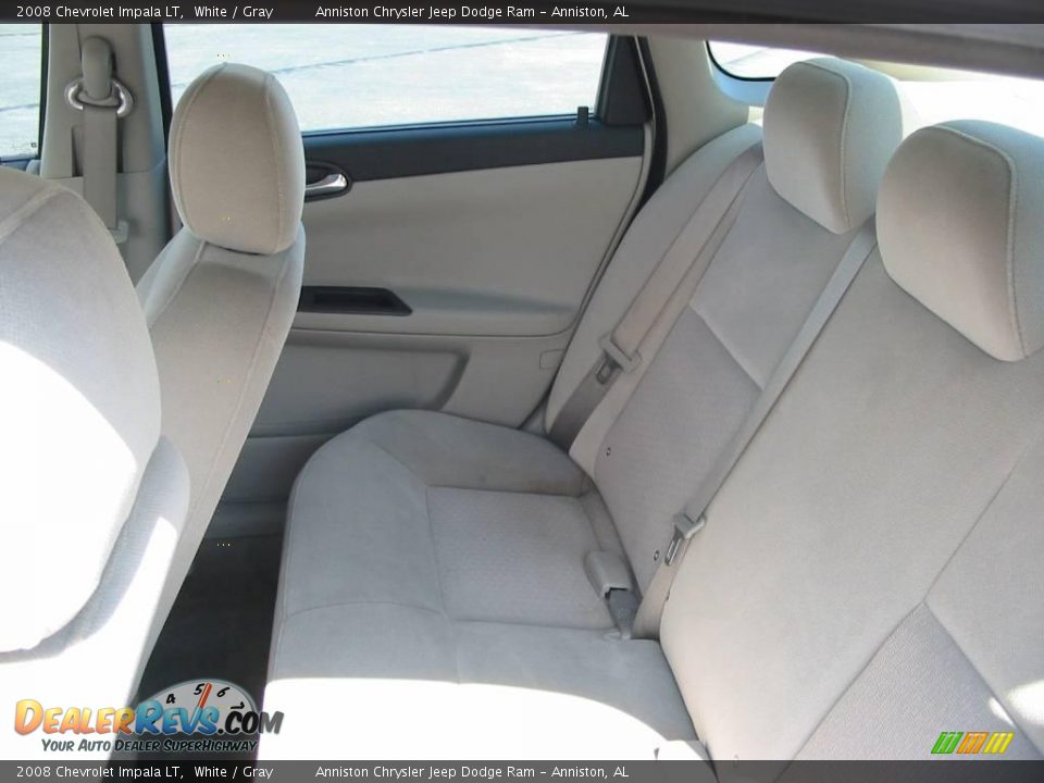 2008 Chevrolet Impala LT White / Gray Photo #3