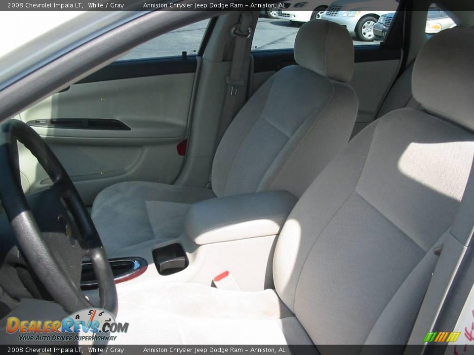 2008 Chevrolet Impala LT White / Gray Photo #4