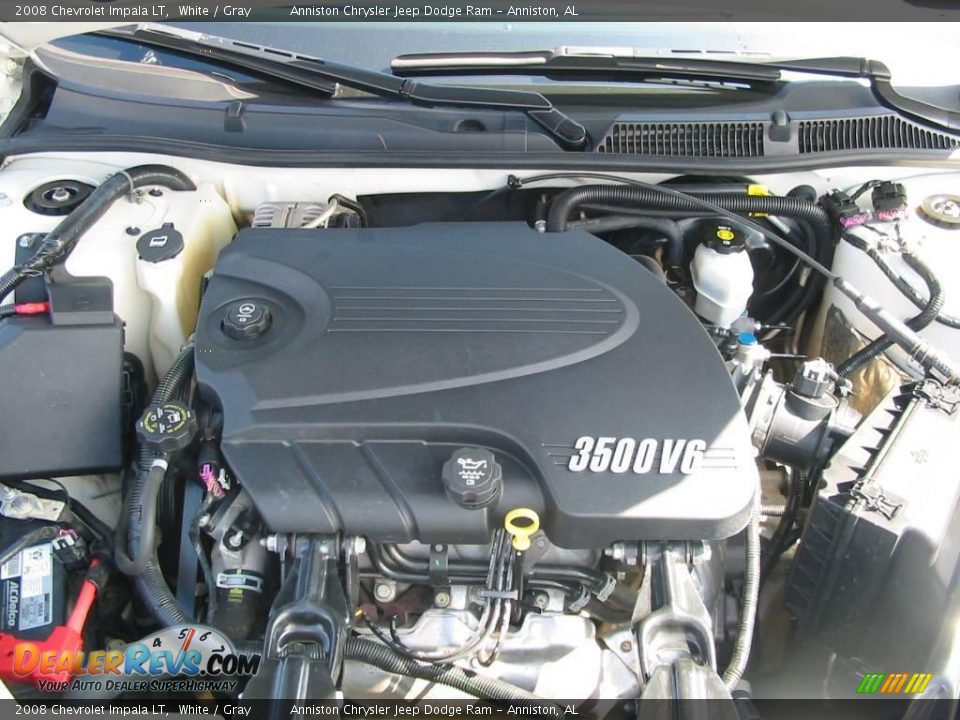 2008 Chevrolet Impala LT White / Gray Photo #5