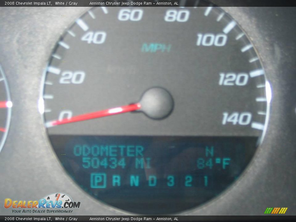 2008 Chevrolet Impala LT White / Gray Photo #6