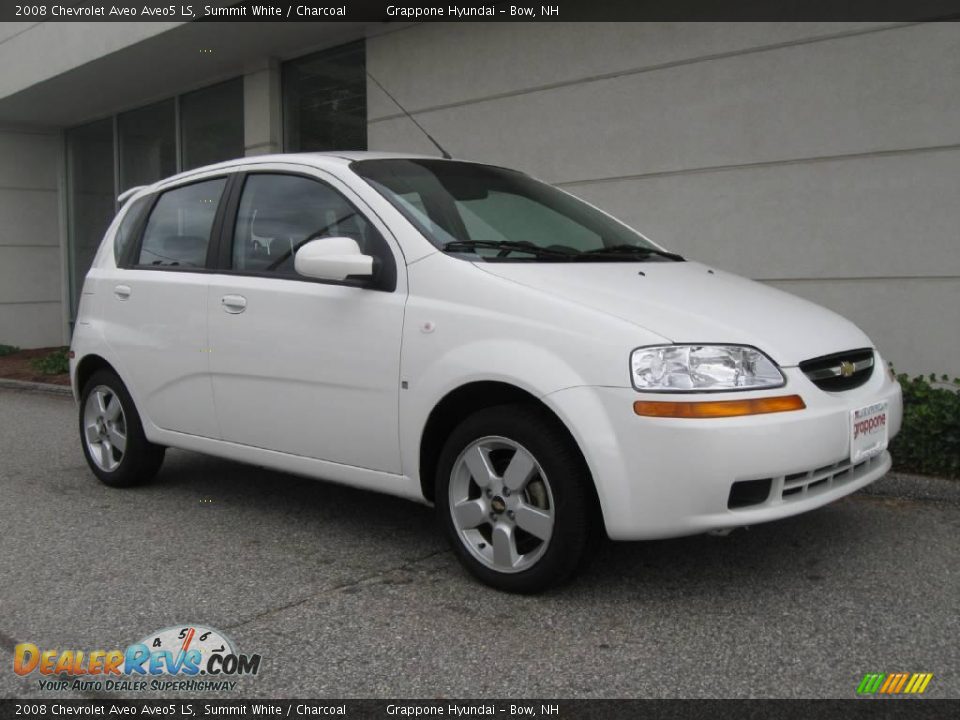 2008 Chevrolet Aveo Aveo5 LS Summit White / Charcoal Photo #1