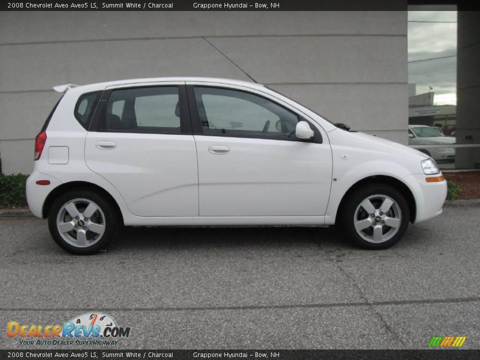 2008 Chevrolet Aveo Aveo5 LS Summit White / Charcoal Photo #2