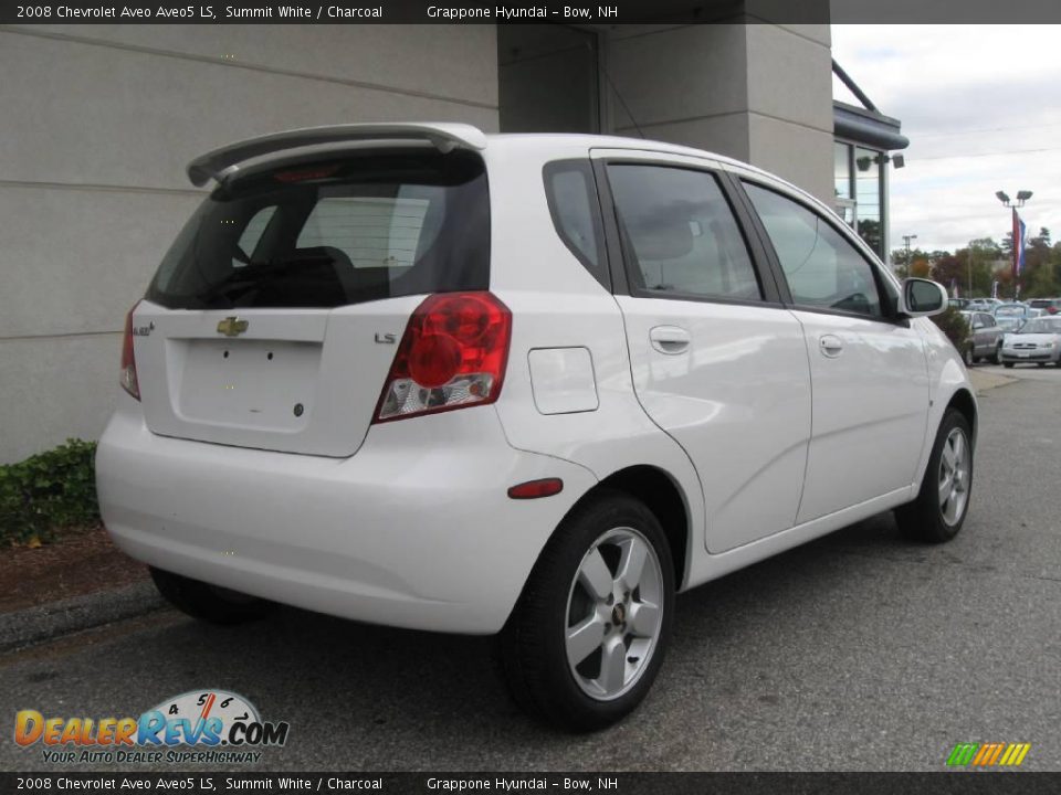 2008 Chevrolet Aveo Aveo5 LS Summit White / Charcoal Photo #3